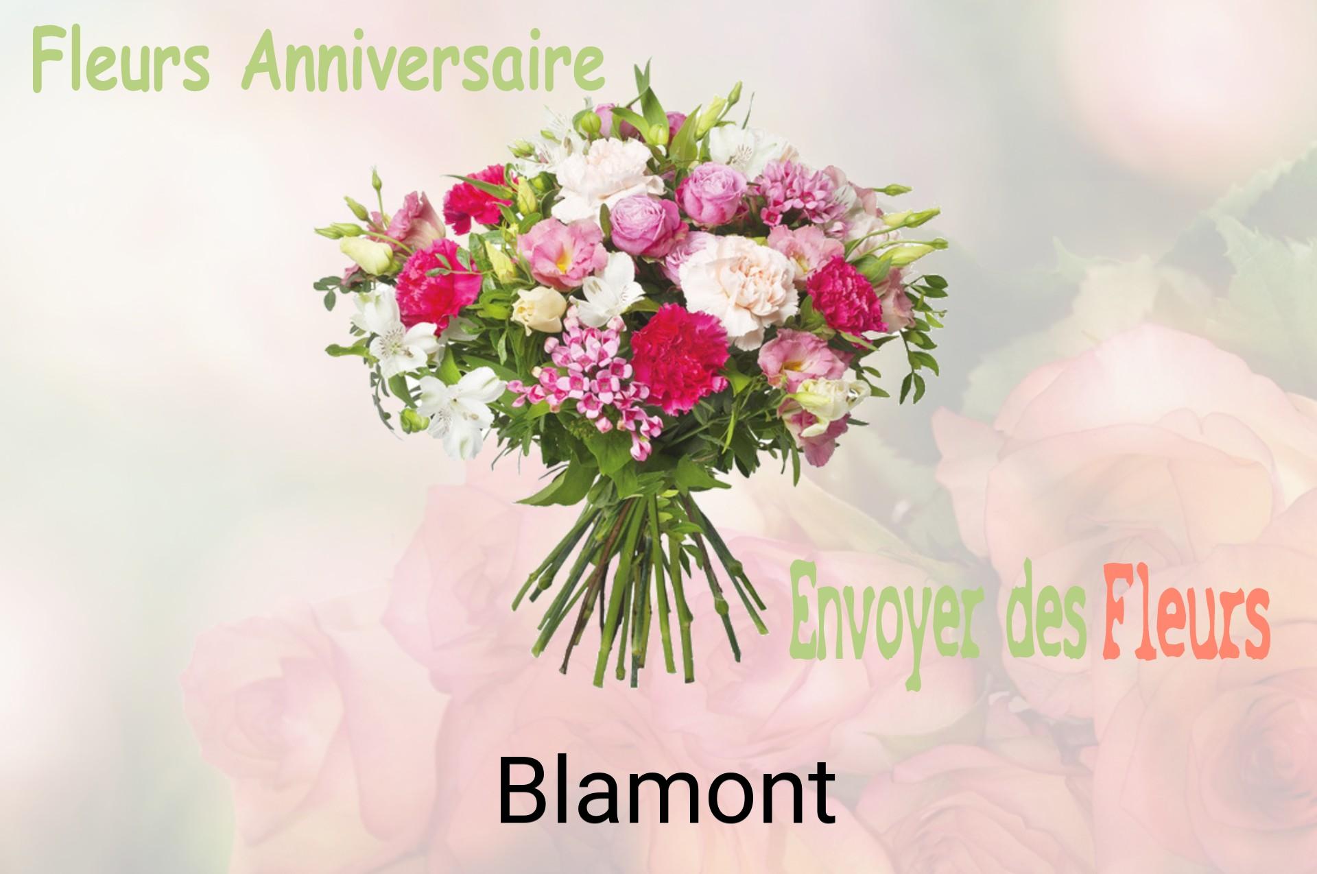 Bouquet de fleurs d’anniversaire livré à Blamont